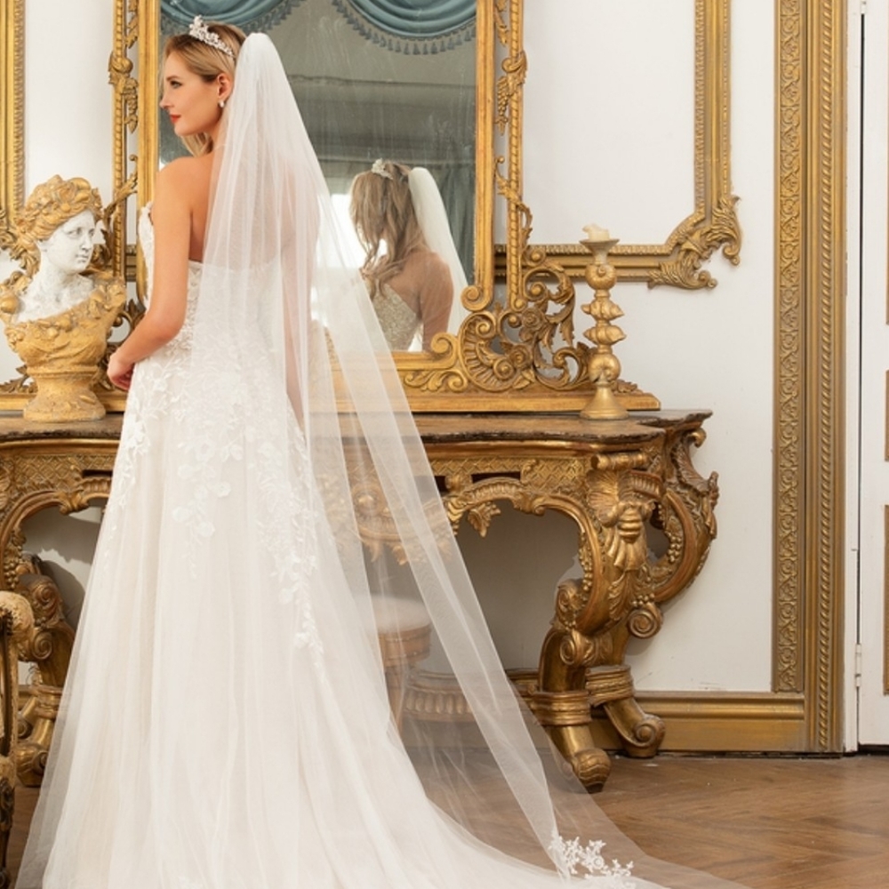 Ivory Lace Cathedral Veil